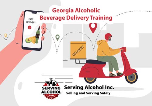 Georgia alcohol delivery certificate for Uber Eats, GrubHub, Drizly, and DoorDash