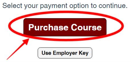 purchase course option from Serving Alcohol certification training