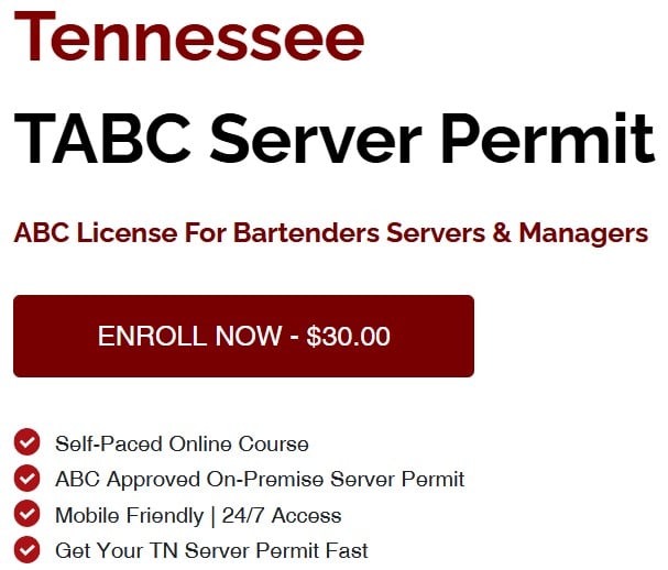 get Tennessee TABC server permit