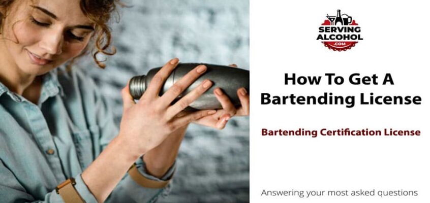 Bartending Certification License | How to Get a Bartending License - a guide covers how to get a bartending license and all about the bartender certification process