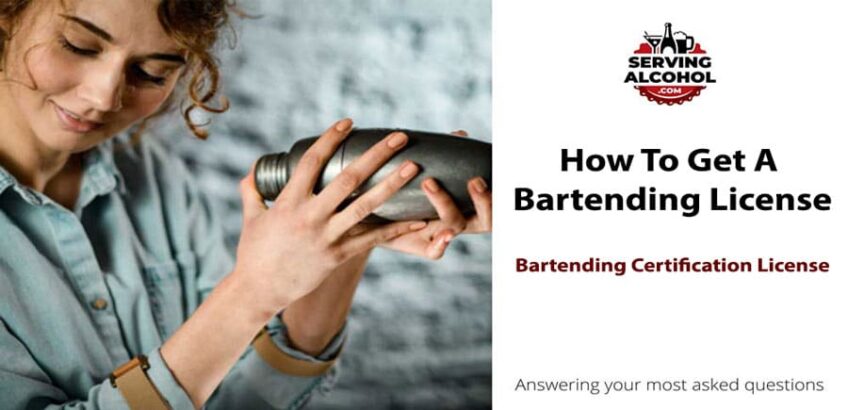 Bartending Certification License | How to Get a Bartending License - a guide covers how to get a bartending license and all about the bartender certification process