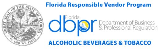 Florida Responsible Vendor Program logo from Florida DBPR Alcoholic Beverages & Tobacco