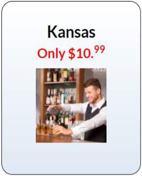 Kansas bartending license