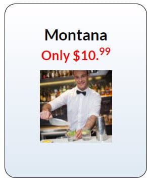 Montana Bartending License