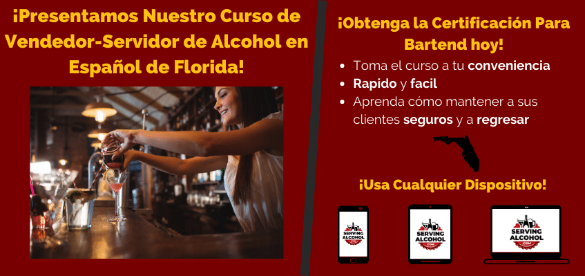 ¡Presentamos Nuestro Curso de Vendedor-Servidor de Alcohol en Español de Florida!
