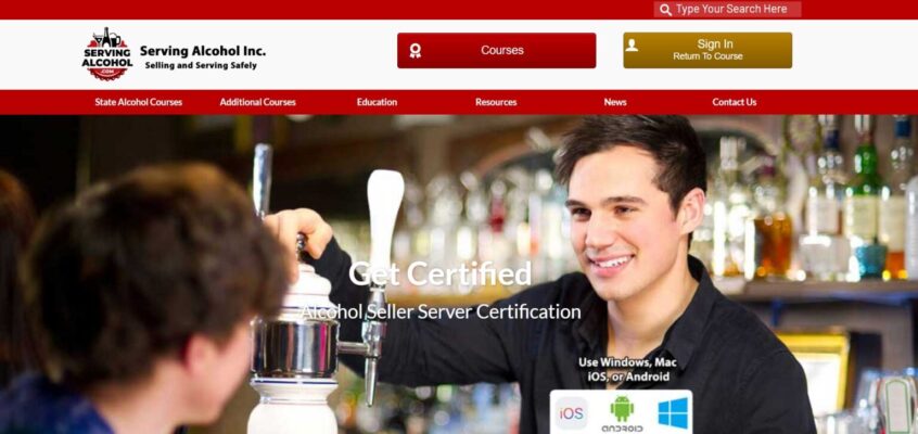 best alcohol training provider for staff certification