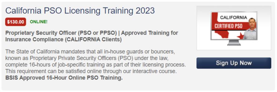 Nightclub Security Consultants - California PSO Licensing Training