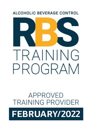 Serving Alcohol is approved by the California ABC RBS Training for CA RBS certification in English and Spanish