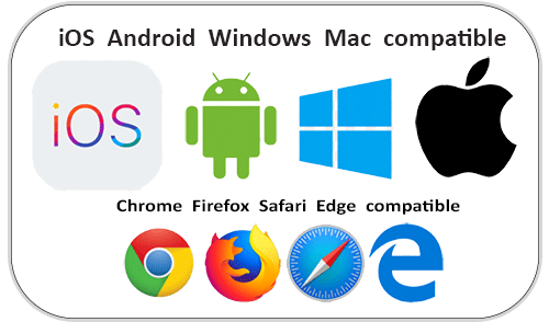 Course are compatible with iOS Android Mac and Windows