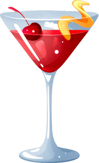 graphic image of a martini cocktail