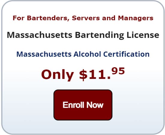 Massachusetts bartending license for tips certification