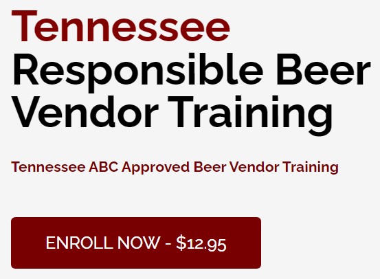 Tennessee Beer Vendor Training course from Serving Alcohol