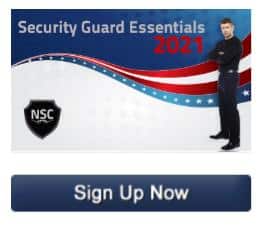 Security Guard Essentials course enrollment