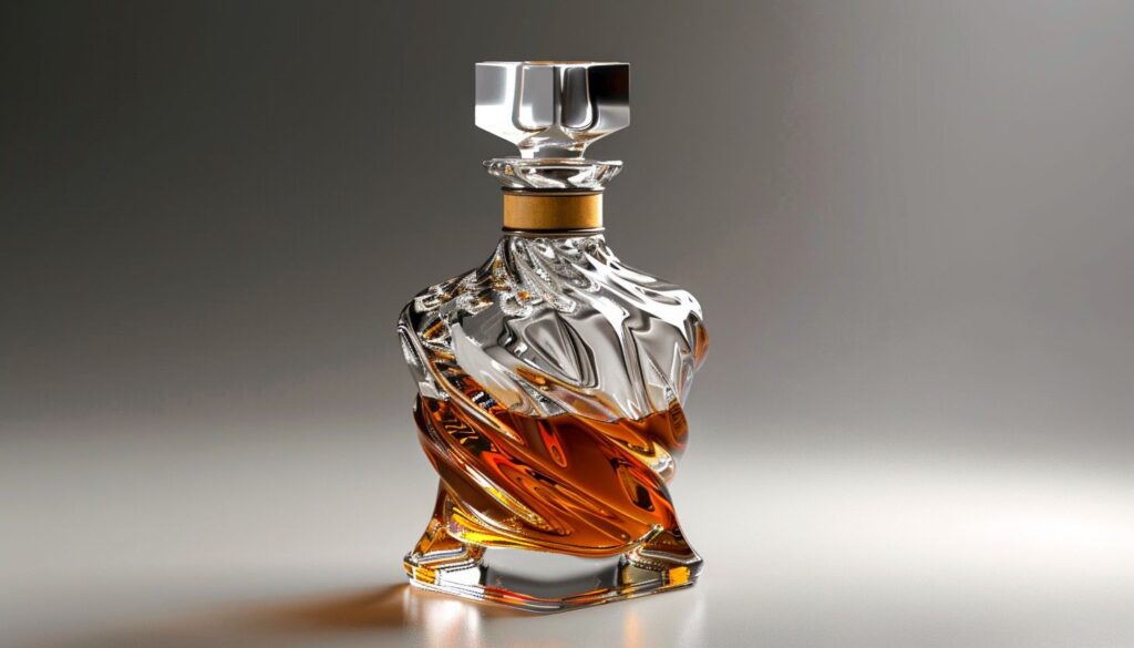 medium wide photo of a whiskey decanter