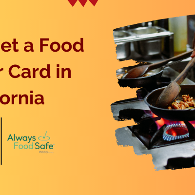 food certification in california