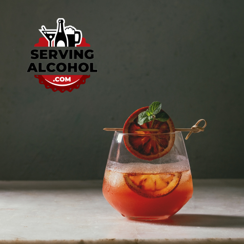 grapefruit cocktail serving alcohol
